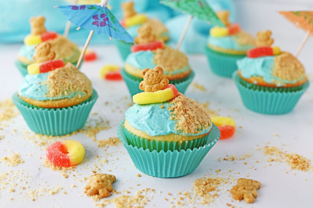 Beach Cupcakes