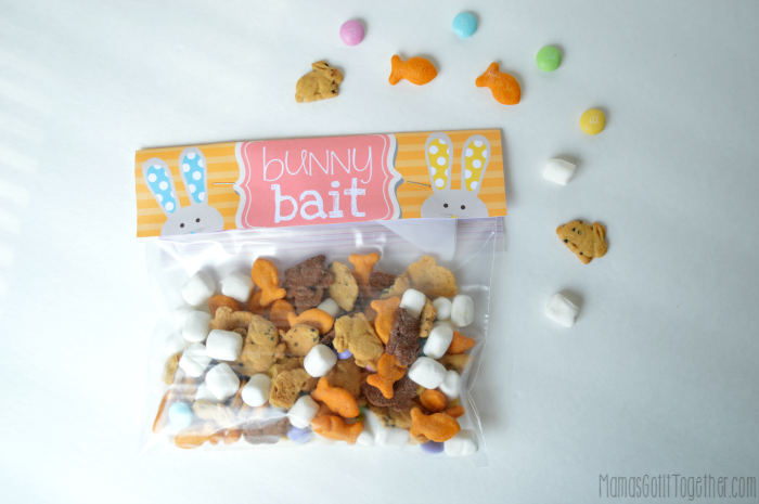 Bunny Bait Snack Mix + Free Treat Bag Topper Printable