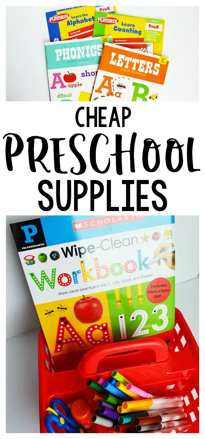 Cheap Preschool Supplies - our favorites from Amazon & The Dollar Tree!