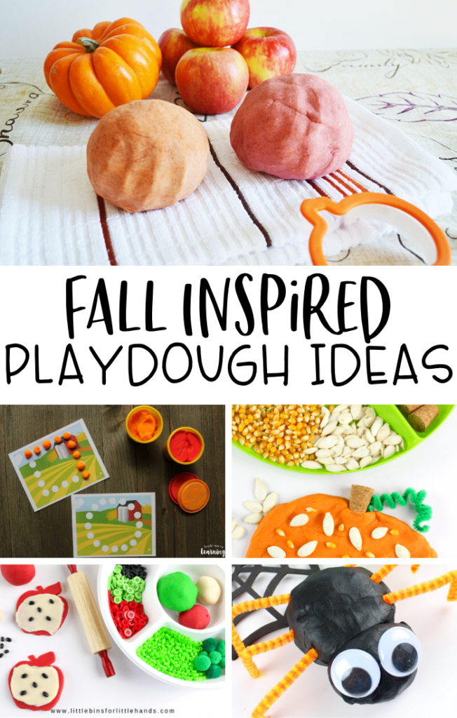 Fall Playdough Activities for Kids