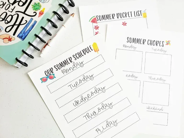 Planning for Summer