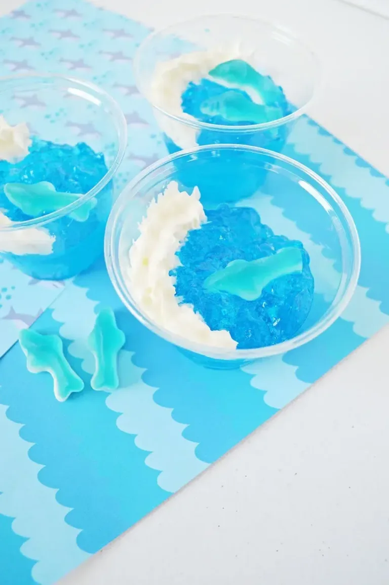 Shark Jello Cups for Shark Week