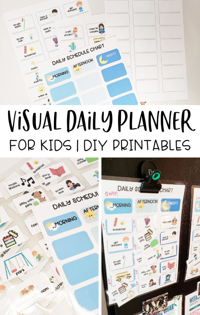 visual daily planner for kids