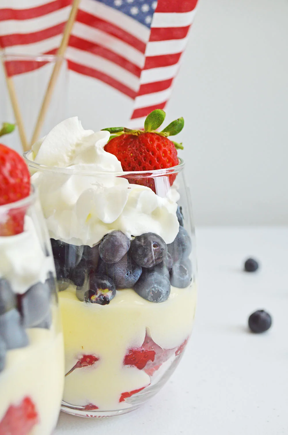 Patriotic Cheesecake Parfaits