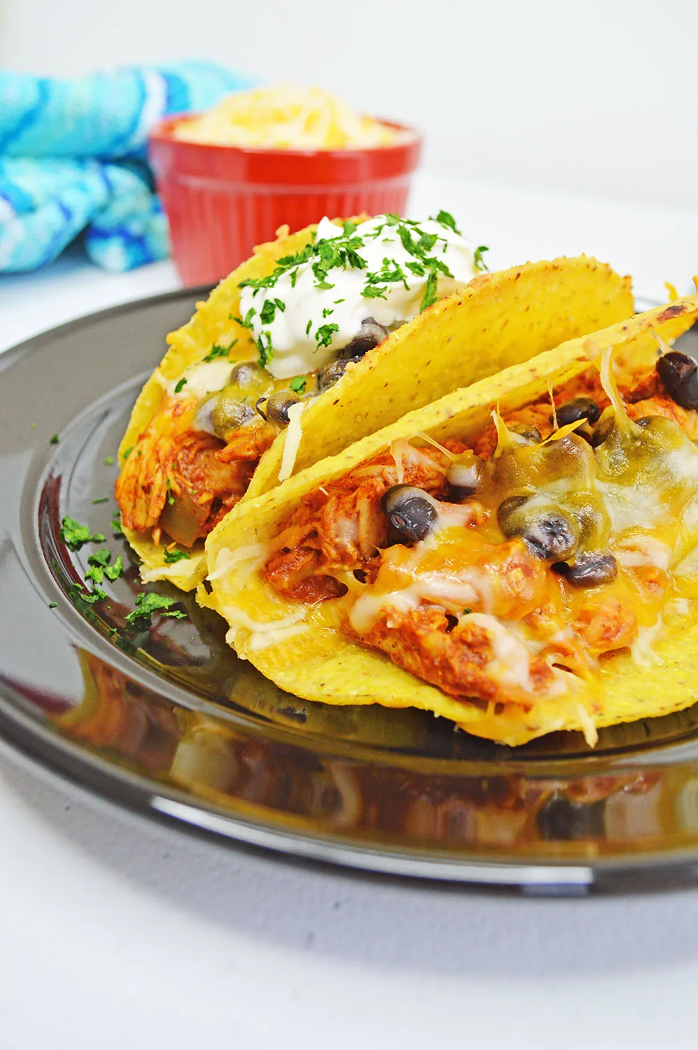 Oven Baked Chicken Tacos