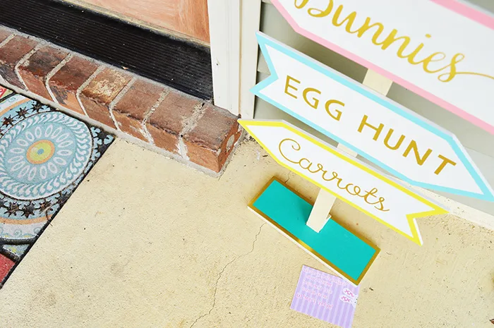 Easter Basket Hunt with Printable Clues