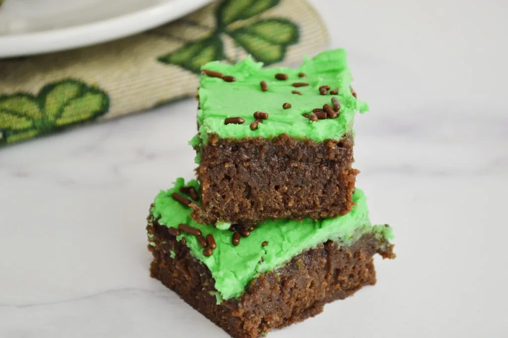 St. Patrick’s Day Brownies