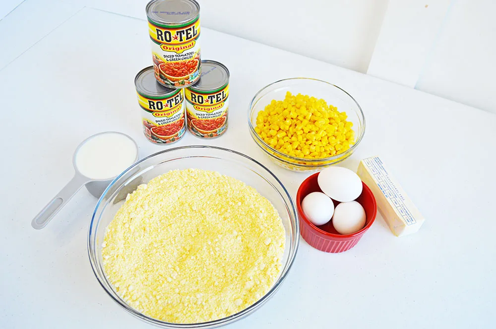 Easy Jiffy Mexican Cornbread with Ro-tel