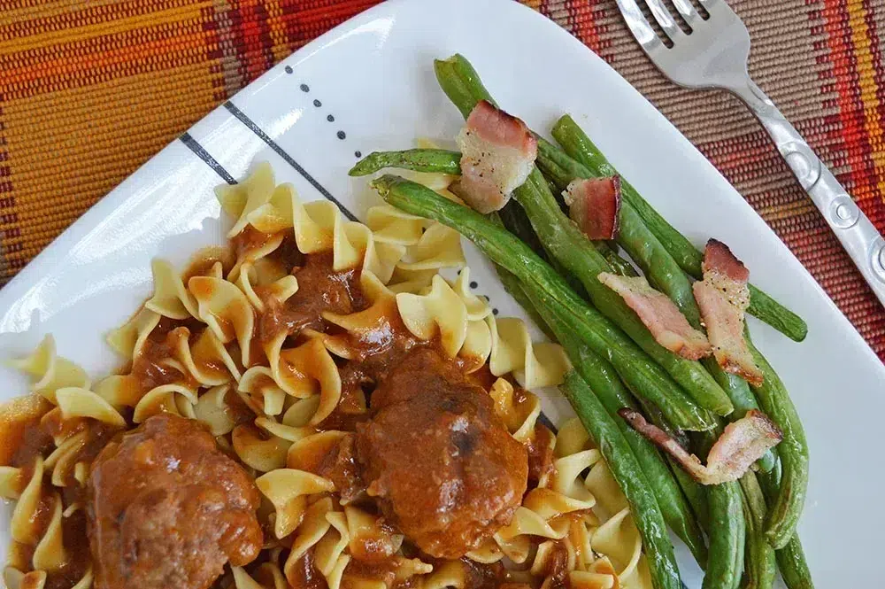 Bacon Roasted Green Beans