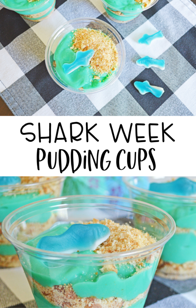 Shark Pudding Cups