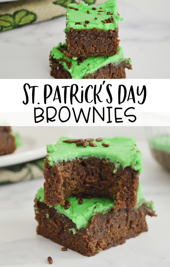 St. Patrick's Day Brownies