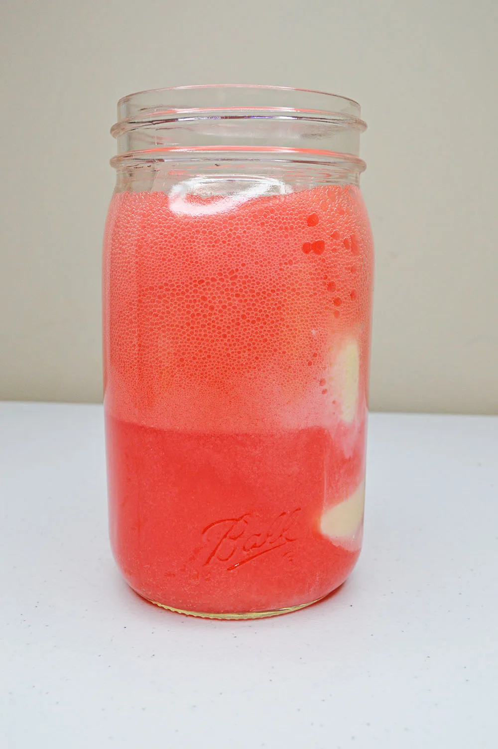 fizzy ice cream float