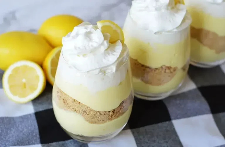 No Bake Lemon Cheesecake Parfaits