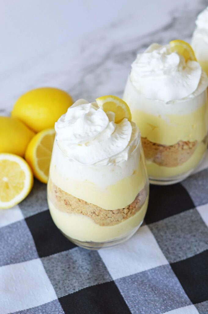No Bake Lemon Cheesecake Parfaits