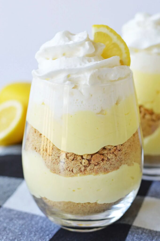No Bake Lemon Cheesecake Parfaits