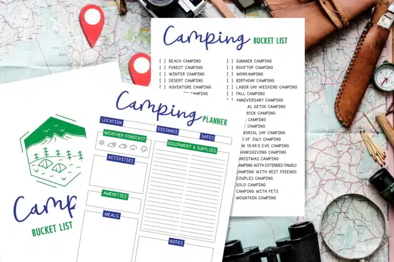 Benefits of Camping for Families + Free Planner