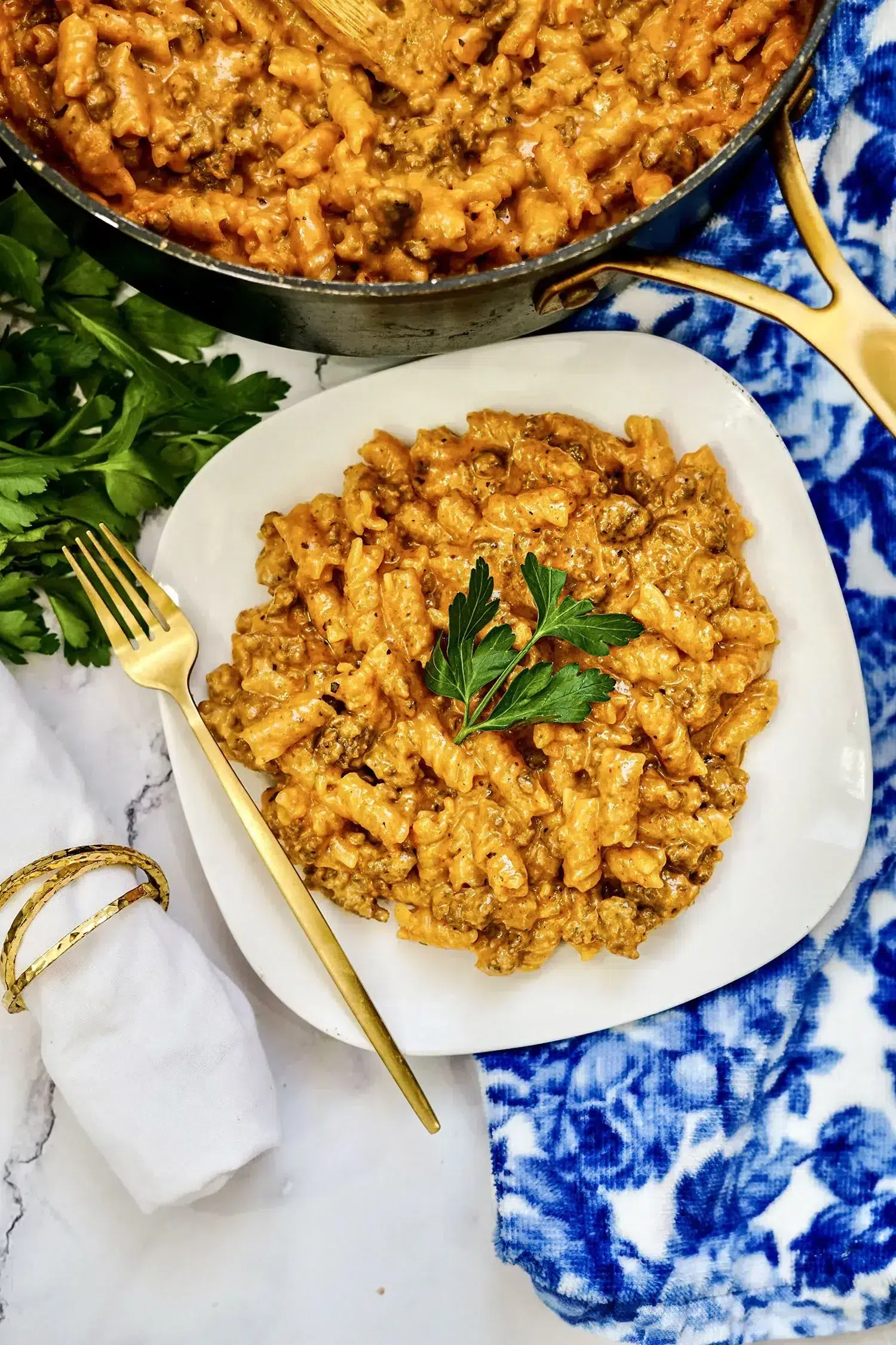 Homemade Lasagna Hamburger Helper