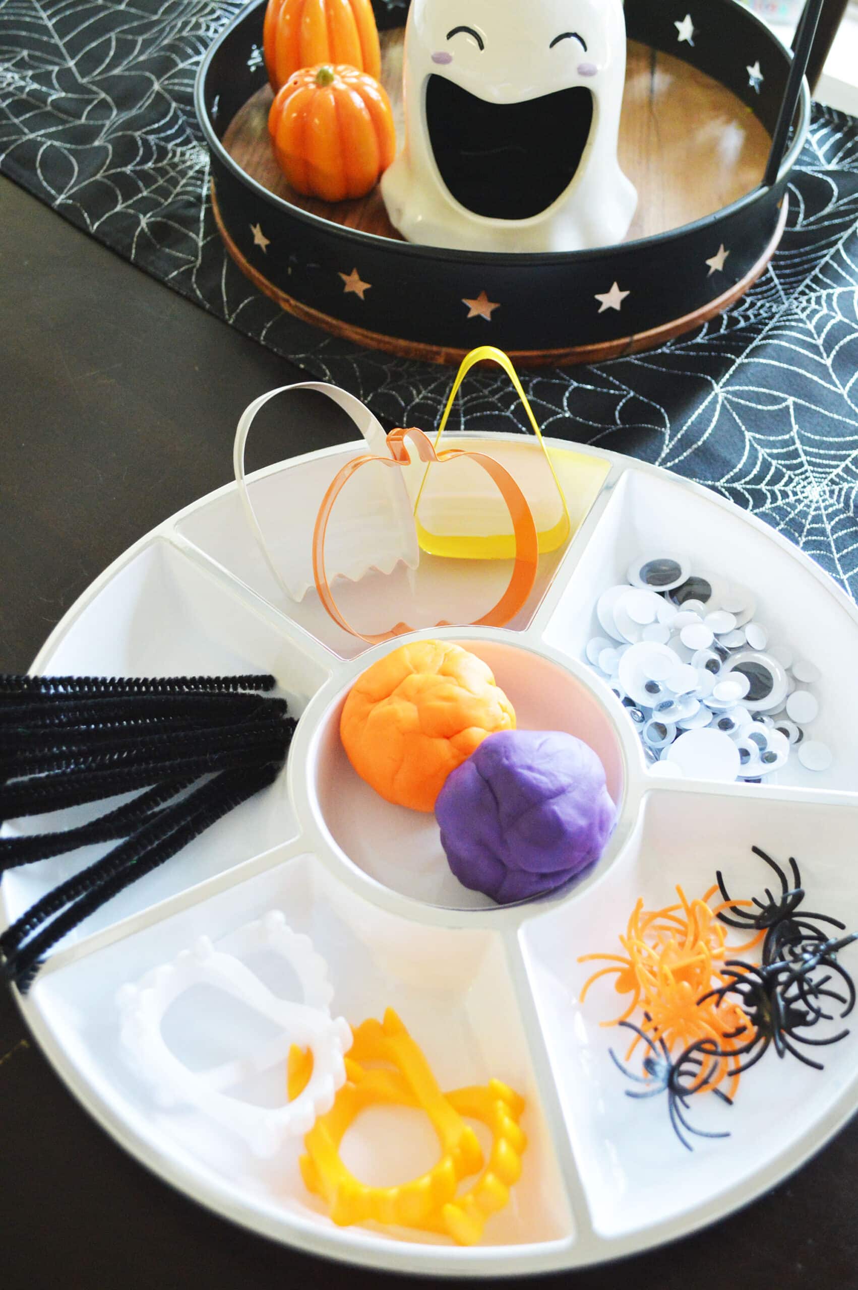 Halloween Play Dough Tray