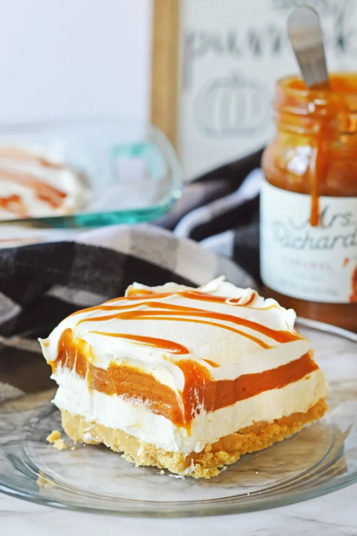 No Bake Pumpkin Lasagna Dessert