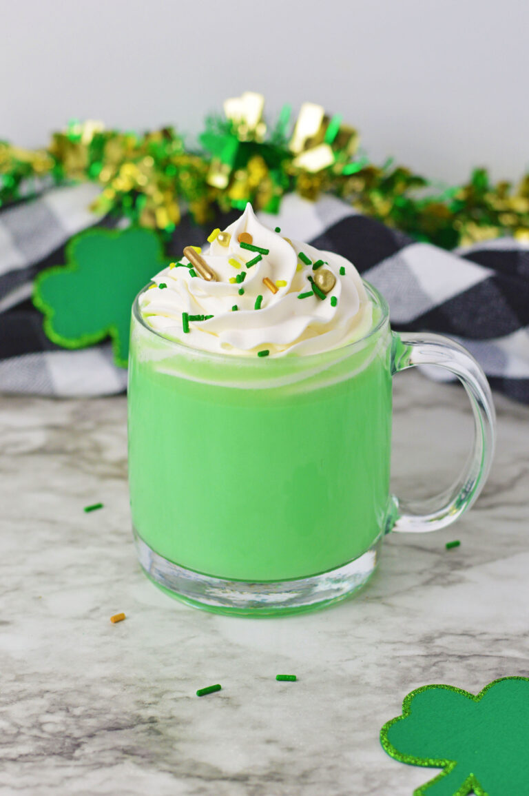 Green St. Patrick’s Day Hot Chocolate