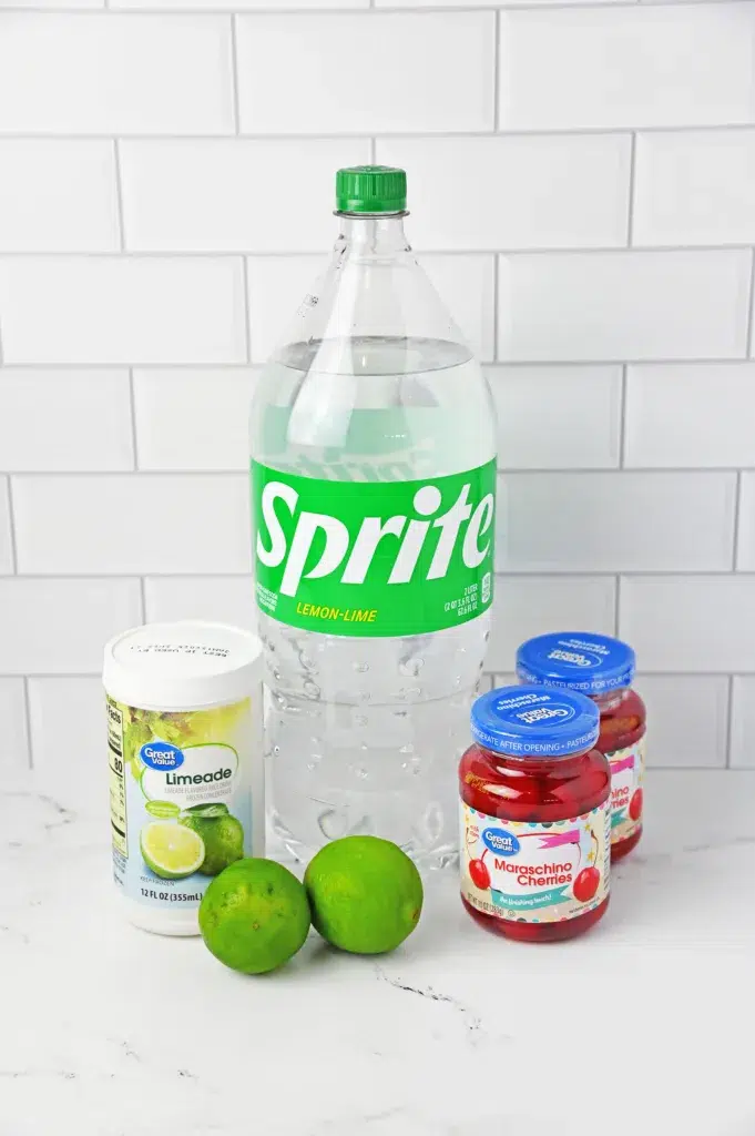 Cherry Limeade Recipe ingredients