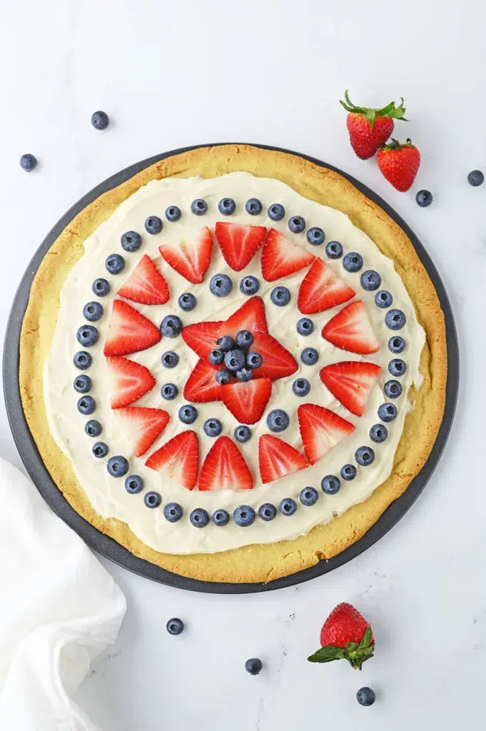 4th of July Fruit Pizza