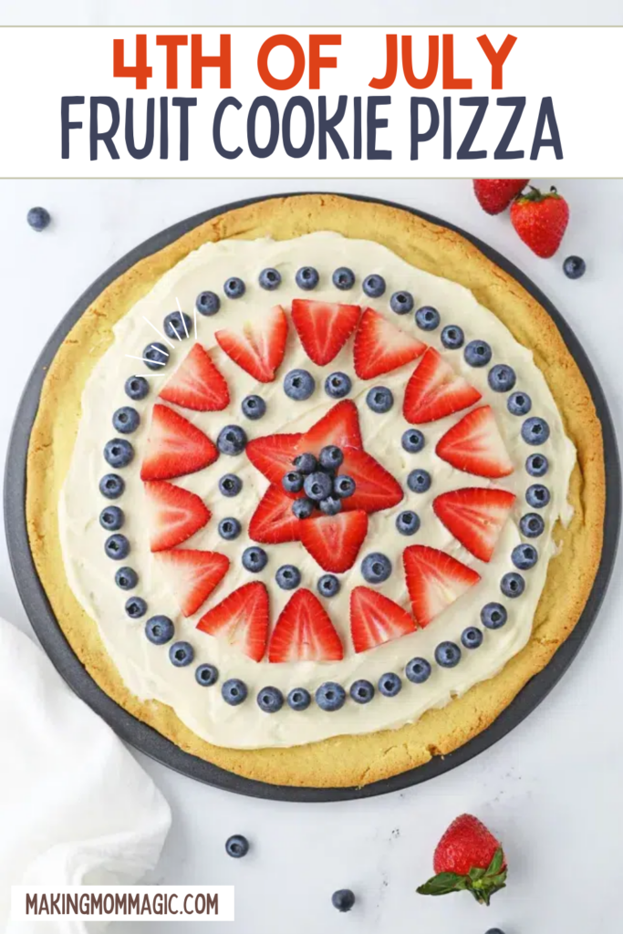 4th of July Fruit Pizza