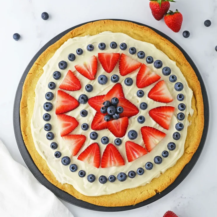 4th of July Fruit Pizza