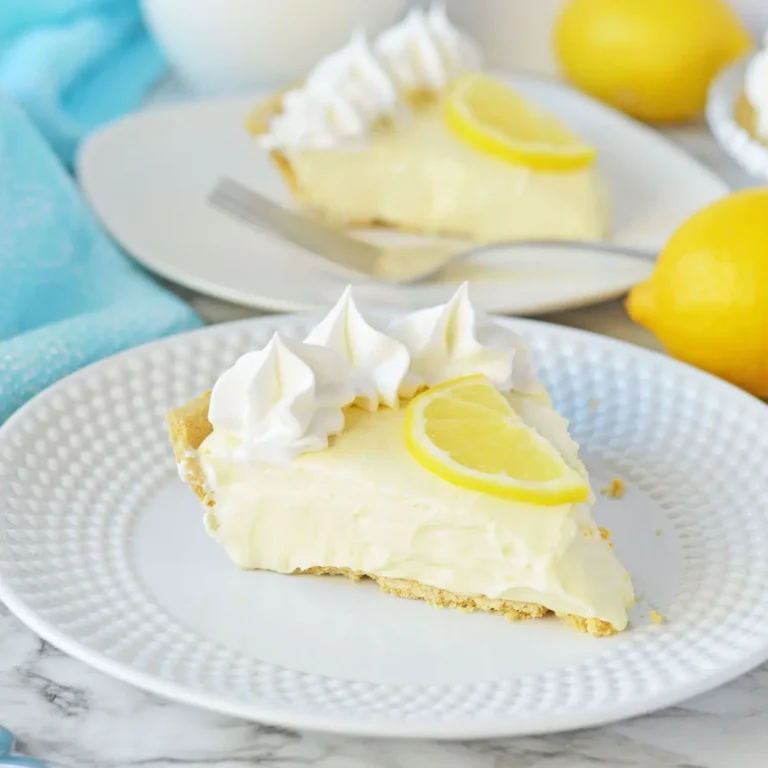 No Bake Lemon Cheesecake Pie