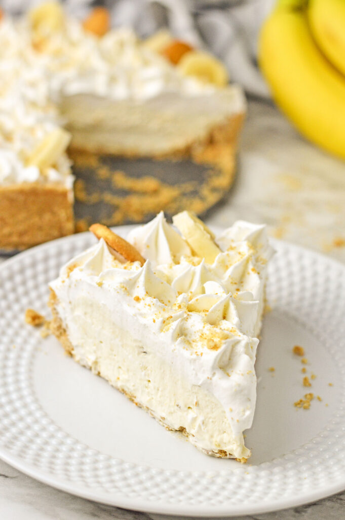 No Bake Banana Cheesecake