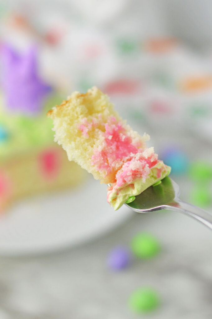Peeps Easter Poke Cake