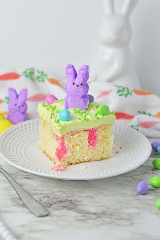 Peeps Easter Poke Cake