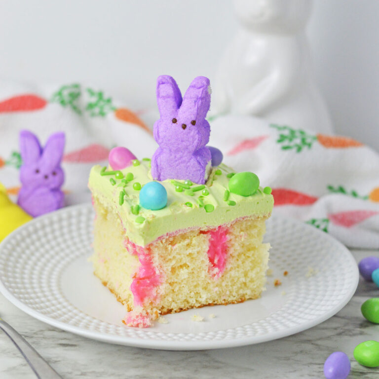 Peeps Easter Poke Cake