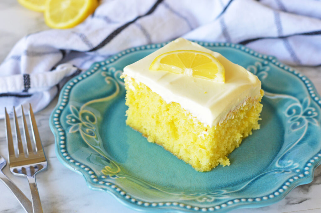 Lemon Jello Poke Cake Recipe