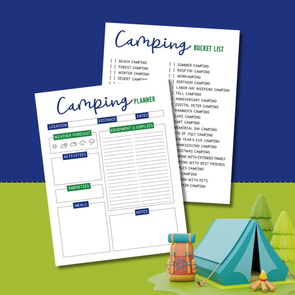 Camping Trip Planner Printable